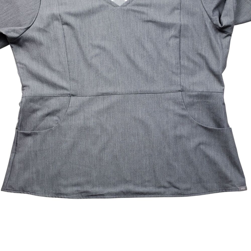 Figs Aburi Womens Scrub Top Womens XXL gray W20SW1036 - Picture 10 of 10